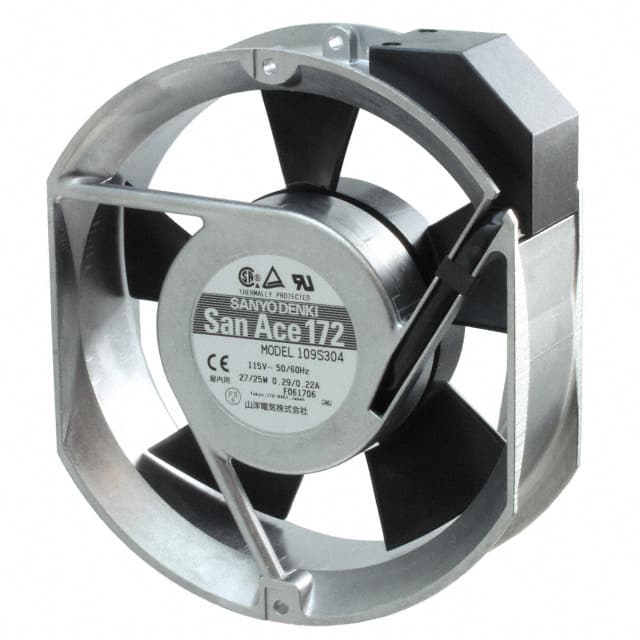 109S304 Sanyo Denki America Inc.                                                                    FAN 172X51MM 115VAC SIDE CUT