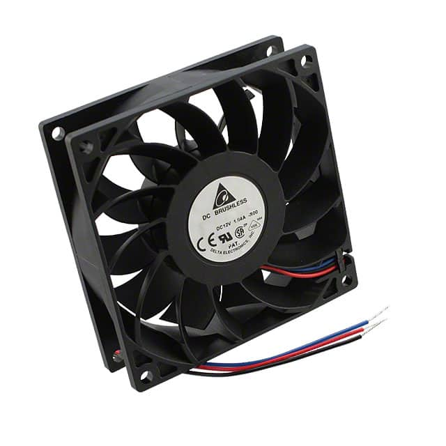 FFB0912SH-R00 Delta Electronics                                                                    FAN AXIAL 92X25.4MM 12VDC WIRE