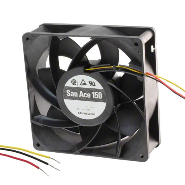 9GV1512H5011 Sanyo Denki America Inc.                                                                    FAN 150X50MM 12VDC VANE RBLSTACH