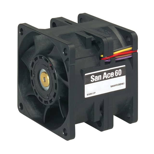 9CR0612P5G03 Sanyo Denki America Inc.                                                                    FAN 60X51MM 12VDC DUAL TACH,PWM