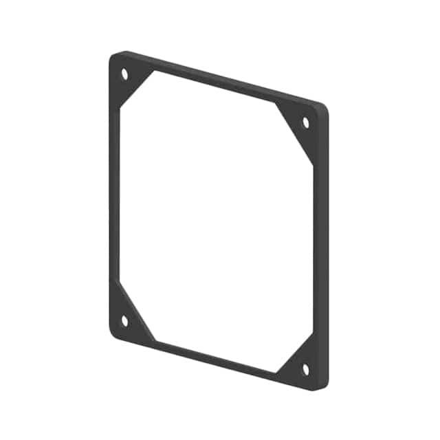 FGA-40 Essentra Components                                                                    FAN GASKET BLACK 40MM