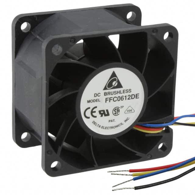 FFC0612DE-F00 Delta Electronics                                                                    FAN AXIAL 60X38MM 12VDC WIRE