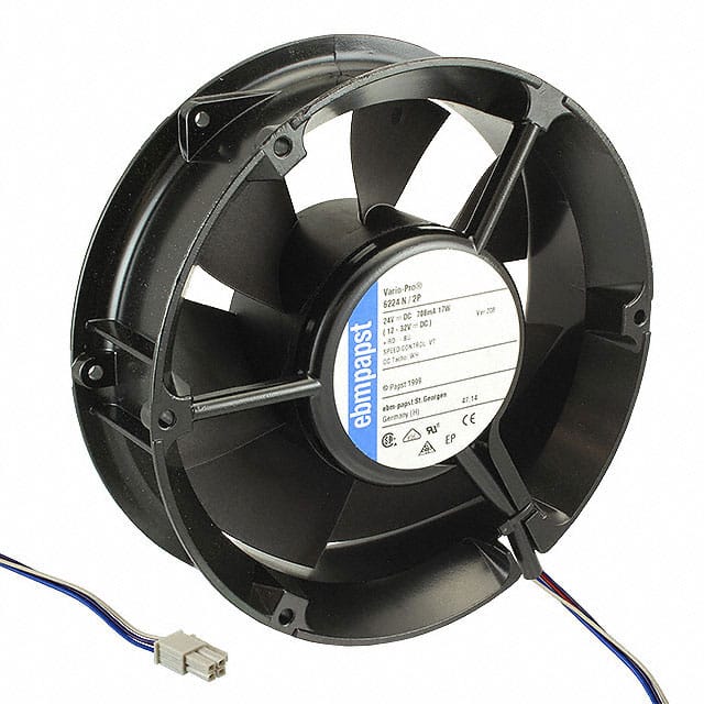 6224N/2P-208 ebm-papst Inc.                                                                    FAN 24VDC 171.5X50.8MM