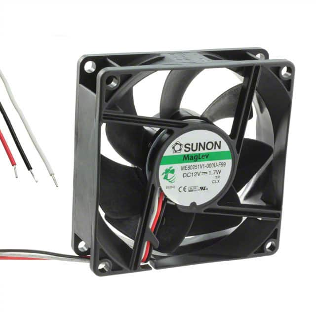 ME80251V1-000U-F99 Sunon Fans                                                                    FAN AXIAL 80X25MM 12VDC WIRE