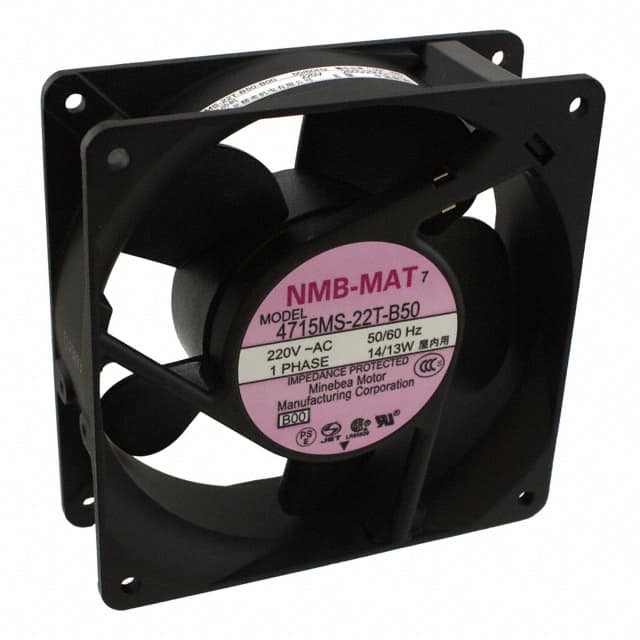 4715MS-22T-B50-B00 NMB Technologies Corporation                                                                    FAN AXIAL 119X38MM 220VAC TERM