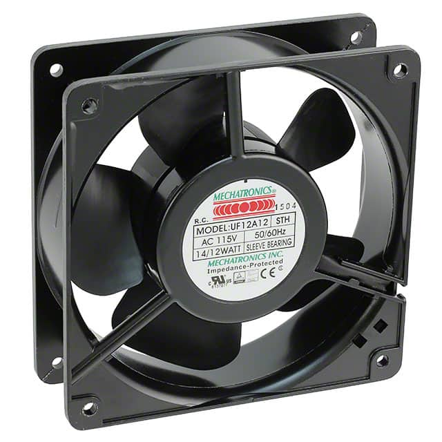 UF12A12-STSLR Mechatronics Fan Group                                                                    FAN AXIAL 120X38MM 115VAC TERM