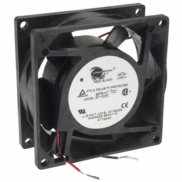 19039067A Comair Rotron                                                                    FAN AXIAL 80X32MM 12VDC ST12Z3