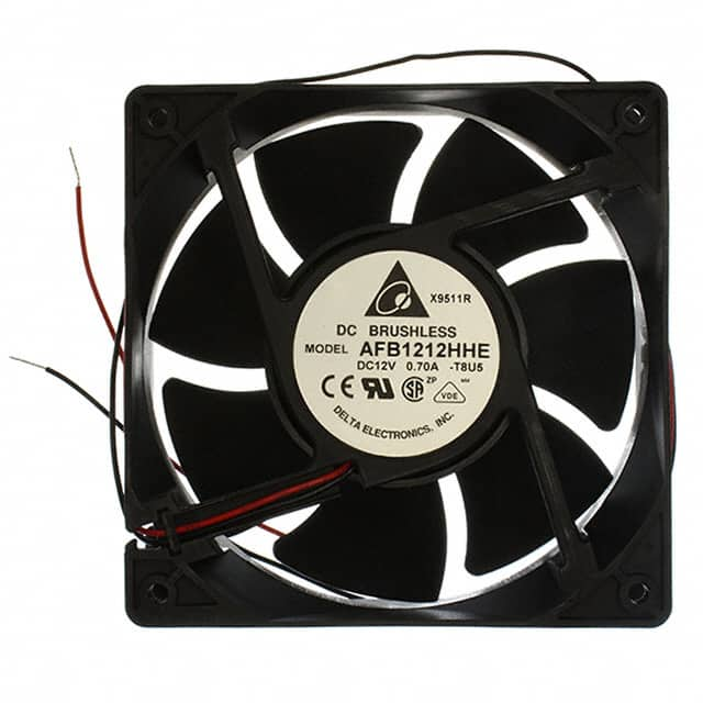 AFB1212HHE-T8U5 Delta Electronics                                                                    FAN AXIAL 120X38MM 12VDC WIRE