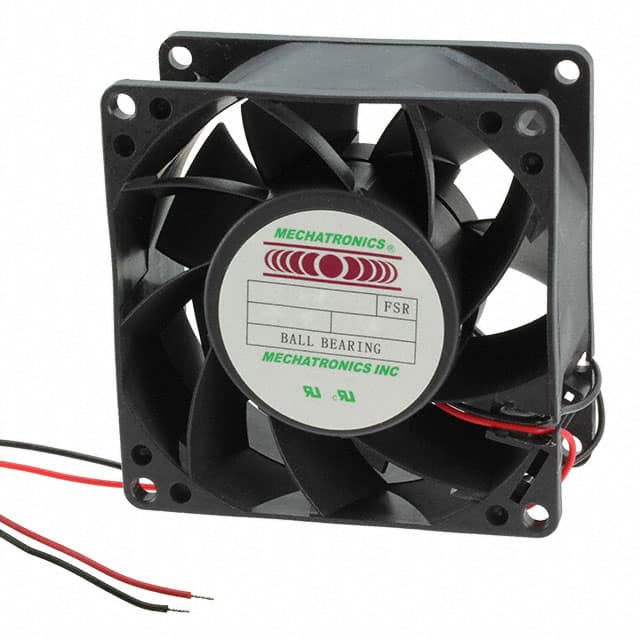 MC8038H12B-FSR-CC Mechatronics Fan Group                                                                    FAN AXIAL 80X38MM 12VDC WIRE