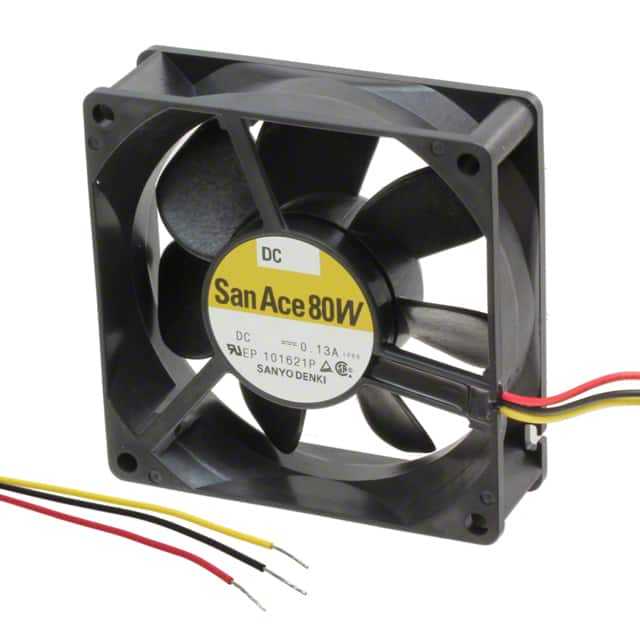 9WP0812H4011 Sanyo Denki America Inc.                                                                    FAN 80X25MM 12VDC IP68 RBLS TACH