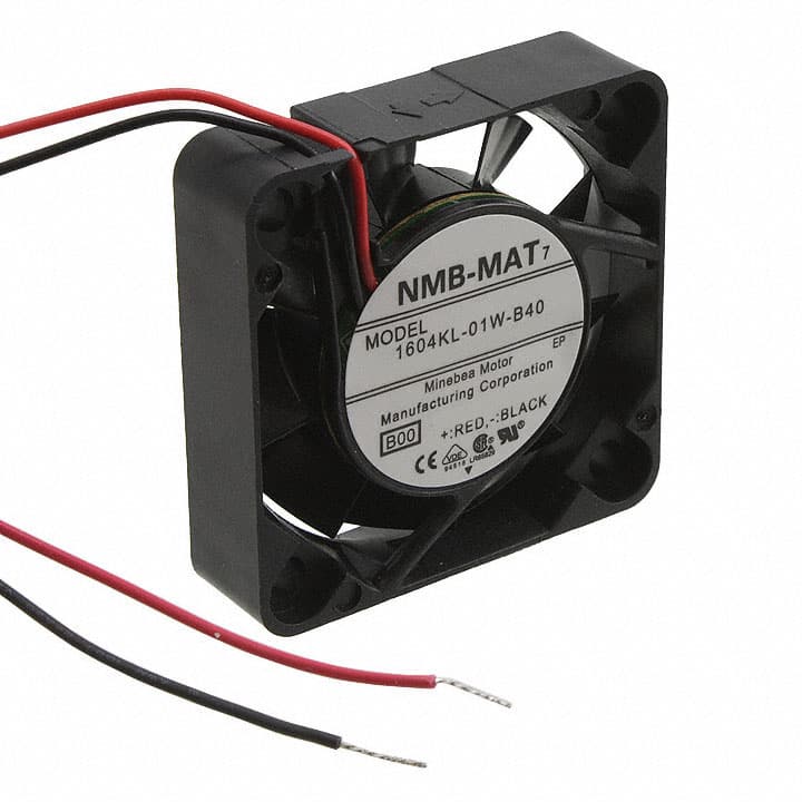 1604KL-01W-B40-B00 NMB Technologies Corporation                                                                    FAN AXIAL 40X10MM BALL 5VDC WIRE