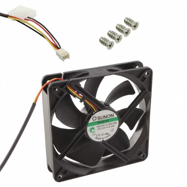 3161/MEC0251V1-000U-G99 Sunon Fans                                                                    FAN AXIAL 120X25MM VAPO 12VDC