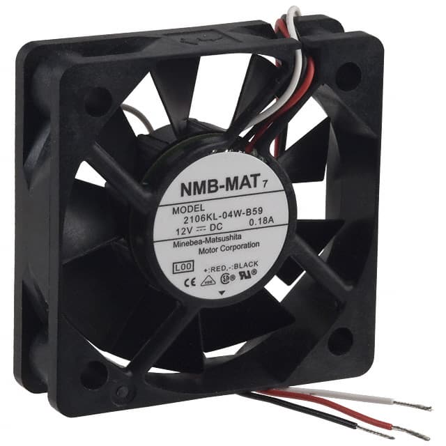 2106KL-04W-B59-L00 NMB Technologies Corporation                                                                    FAN AXIAL 52X15MM 12VDC WIRE