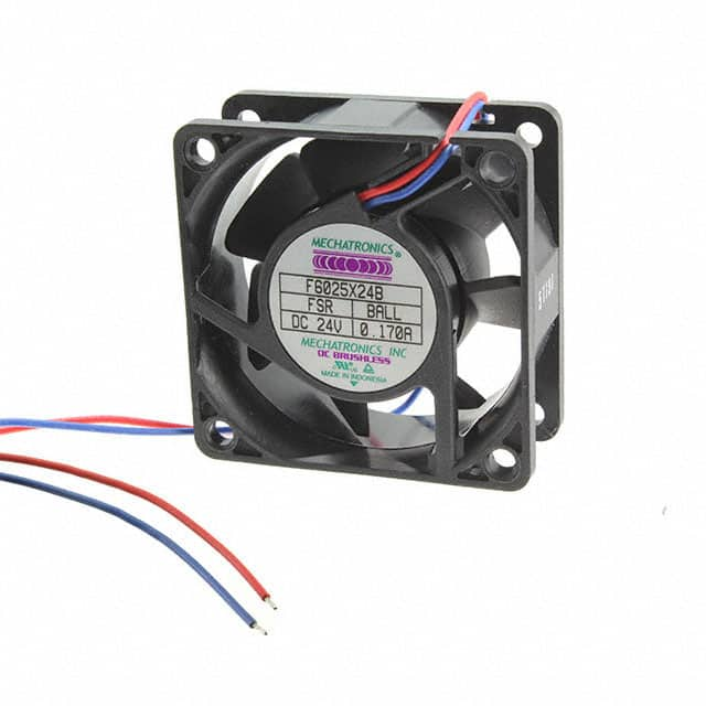 F6025X24B-FSR Mechatronics Fan Group                                                                    FAN AXIAL 60X25MM 24VDC