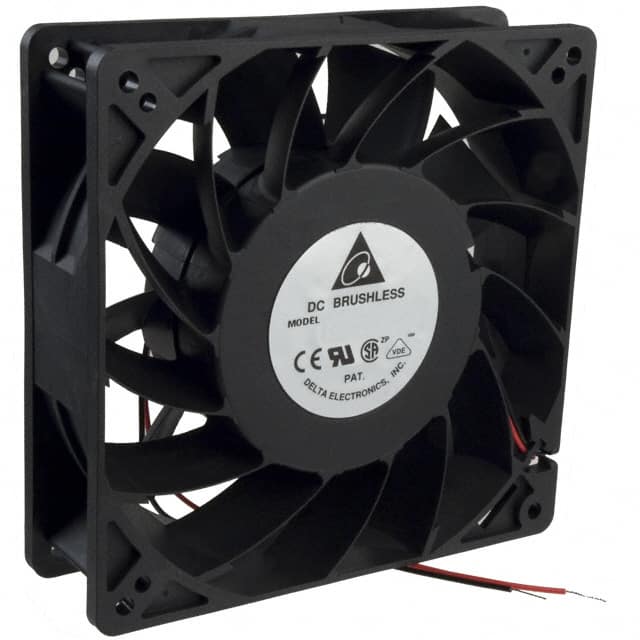 FFB1312SHE Delta Electronics                                                                    FAN AXIAL 127X38MM 12VDC WIRE