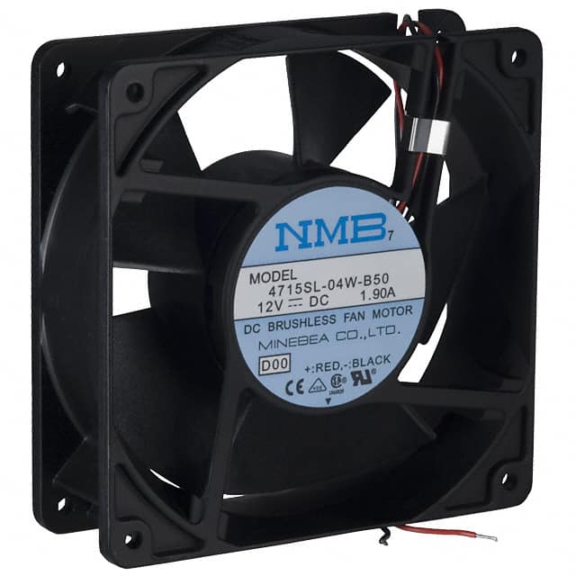 4715SL-04W-B50-D00 NMB Technologies Corporation                                                                    FAN AXIAL 119X38.4MM 12VDC WIRE