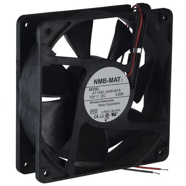 4712KL-04W-B10-P00 NMB Technologies Corporation                                                                    FAN AXIAL 119X32MM 12VDC WIRE