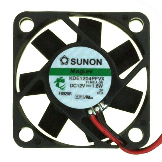 KDE1204PFVX.11.MS.A.GN Sunon Fans                                                                    FAN AXIAL 40X10MM 12VDC WIRE