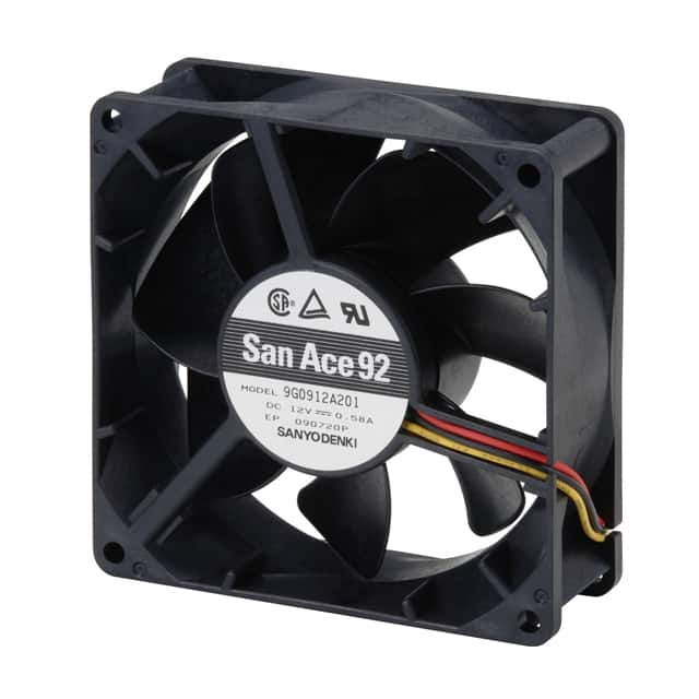 9G0912A2011 Sanyo Denki America Inc.                                                                    FAN 92X32MM 12VDC RBLS TACH