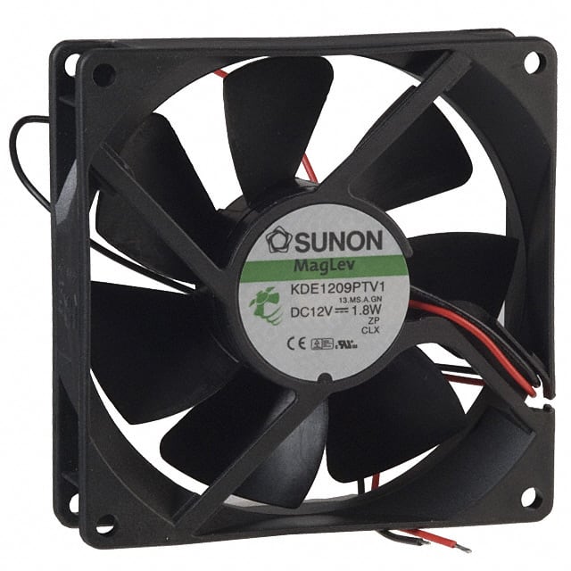 KDE1209PTV1.13.MS.A.GN Sunon Fans                                                                    FAN AXIAL 92X25MM 12VDC WIRE