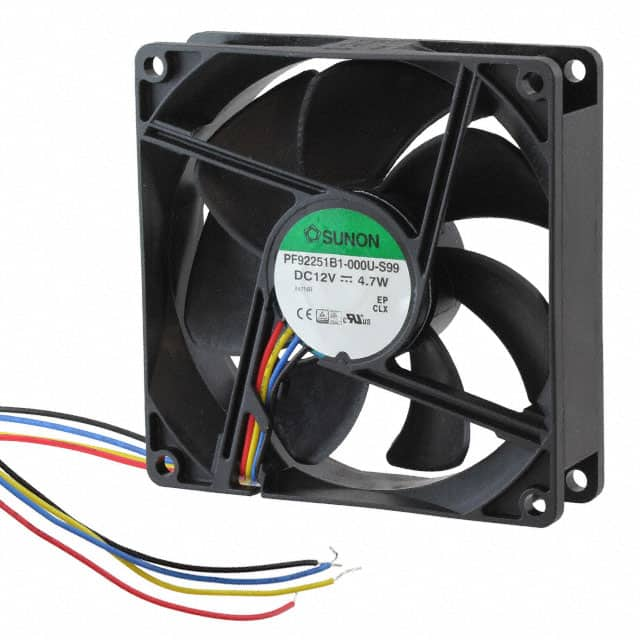 PF92251B1-000U-S99 Sunon Fans                                                                    FAN AXIAL 92X25MM 12VDC WIRE