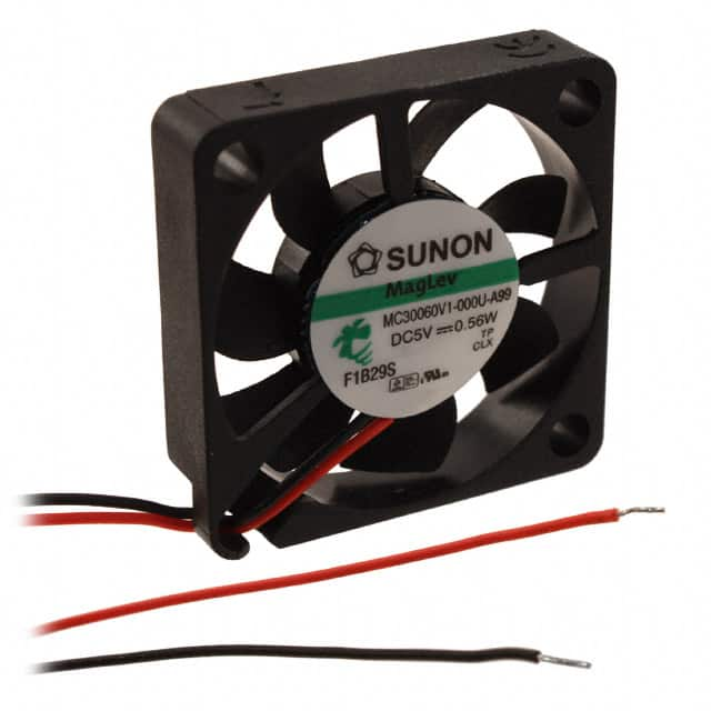 MC30060V1-000U-A99 Sunon Fans                                                                    FAN AXIAL 30X6.9MM 5VDC WIRE