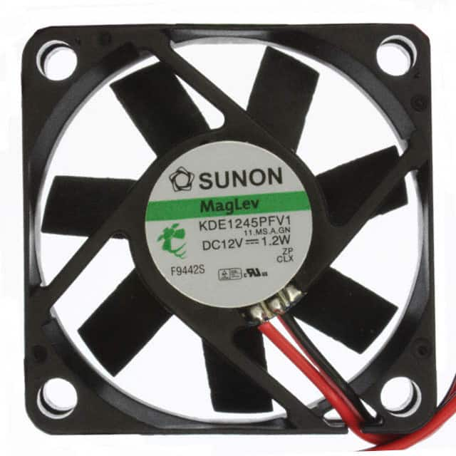 KDE1245PFV1.11.MS.A.GN Sunon Fans                                                                    FAN AXIAL 45X10MM 12VDC WIRE