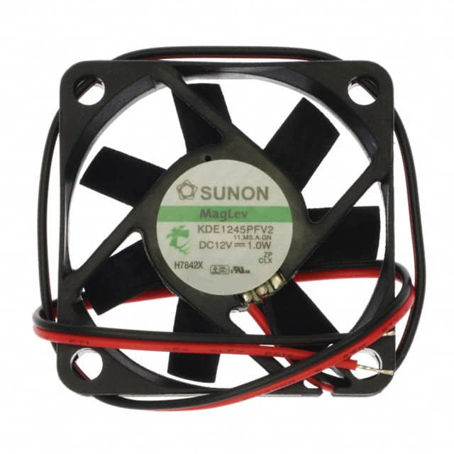 KDE1245PFV2.11.MS.A.GN Sunon Fans                                                                    FAN AXIAL 45X10MM 12VDC WIRE