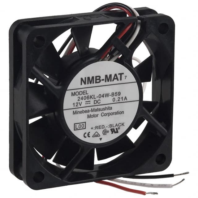 2406KL-04W-B59-L00 NMB Technologies Corporation                                                                    FAN AXIAL 60X15MM 12VDC WIRE