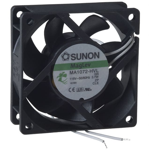 MA1072-HVL.GN Sunon Fans                                                                    FAN AXIAL 70X25MM 115VAC WIRE