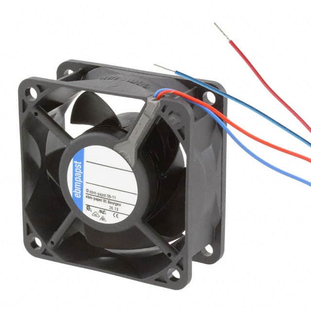 632NU ebm-papst Inc.                                                                    FAN AXIAL 12VDC 60X25MM IP68