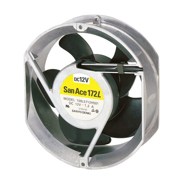 109L5712H501 Sanyo Denki America Inc.                                                                    FAN 172X51MM 12VDC SDCUT RBLS