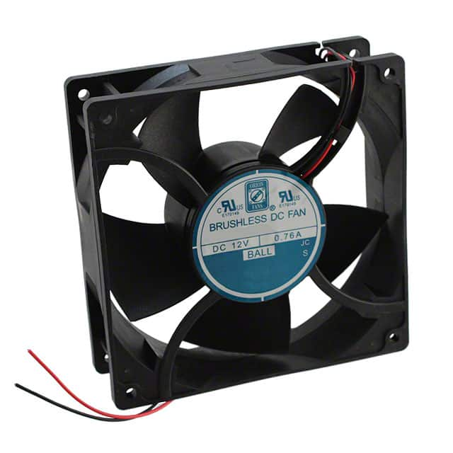 OD127-12HB Orion Fans                                                                    FAN AXIAL 127X38.5MM 12VDC WIRE