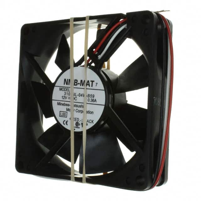 3108NL-04W-B59-L00 NMB Technologies Corporation                                                                    FAN AXIAL 80X20MM 12VDC WIRE