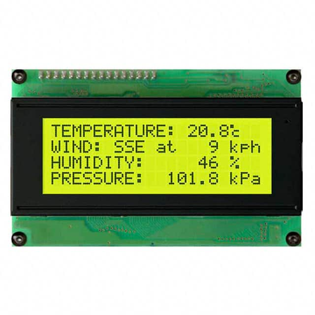 MOP-AL204A-BYFY-25E-3IN Matrix Orbital                                                                    DISPLAY LCD 20X4