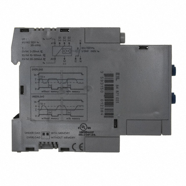 84871023 Crouzet                                                                    RELAY MONITOR CURRNT 2-500MA ADJ