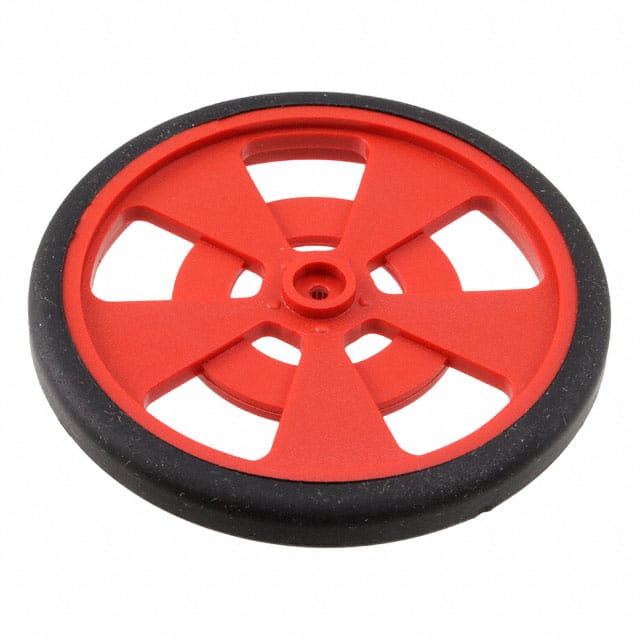 721-00019 Parallax Inc.                                                                    SERVO WHEEL 2-5/8 DIA RED