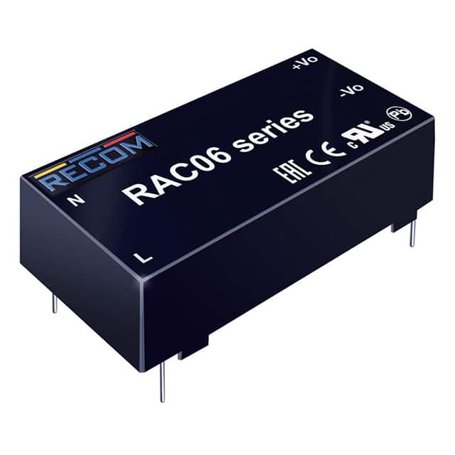 RAC06-05DC Recom Power                                                                    AC/DC CONVERTER +/-5V 6W