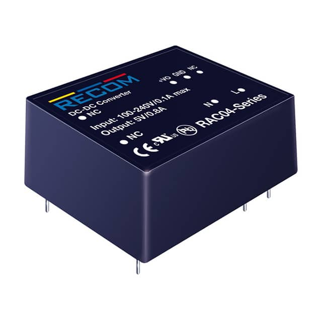 RAC04-3.3SA Recom Power                                                                    AC/DC CONVERTER 3.3V 4W