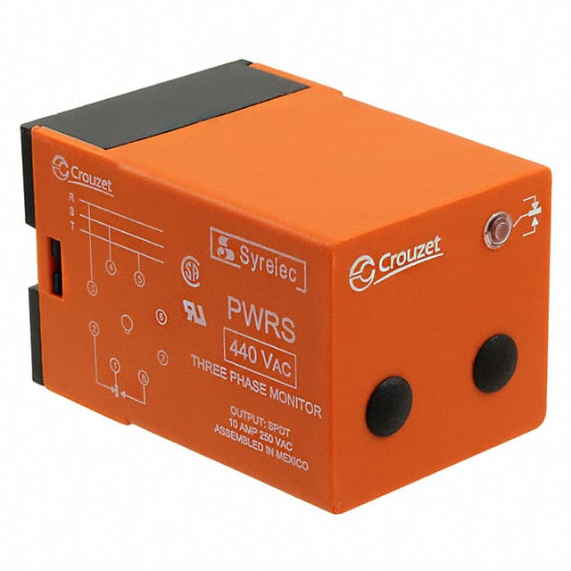 PWRS440A Crouzet                                                                    CONTROL RELAY PHASE 3X440VAC