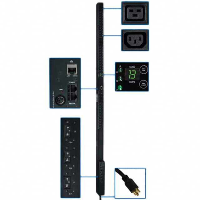 PDU3VN3L1530 Tripp Lite                                                                    PDU 3-PHASE MONITORED 208V 8.6KW