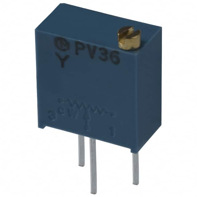 PV36Y101A01B00 Bourns Inc.                                                                    TRIMMER 100 OHM 0.5W TH