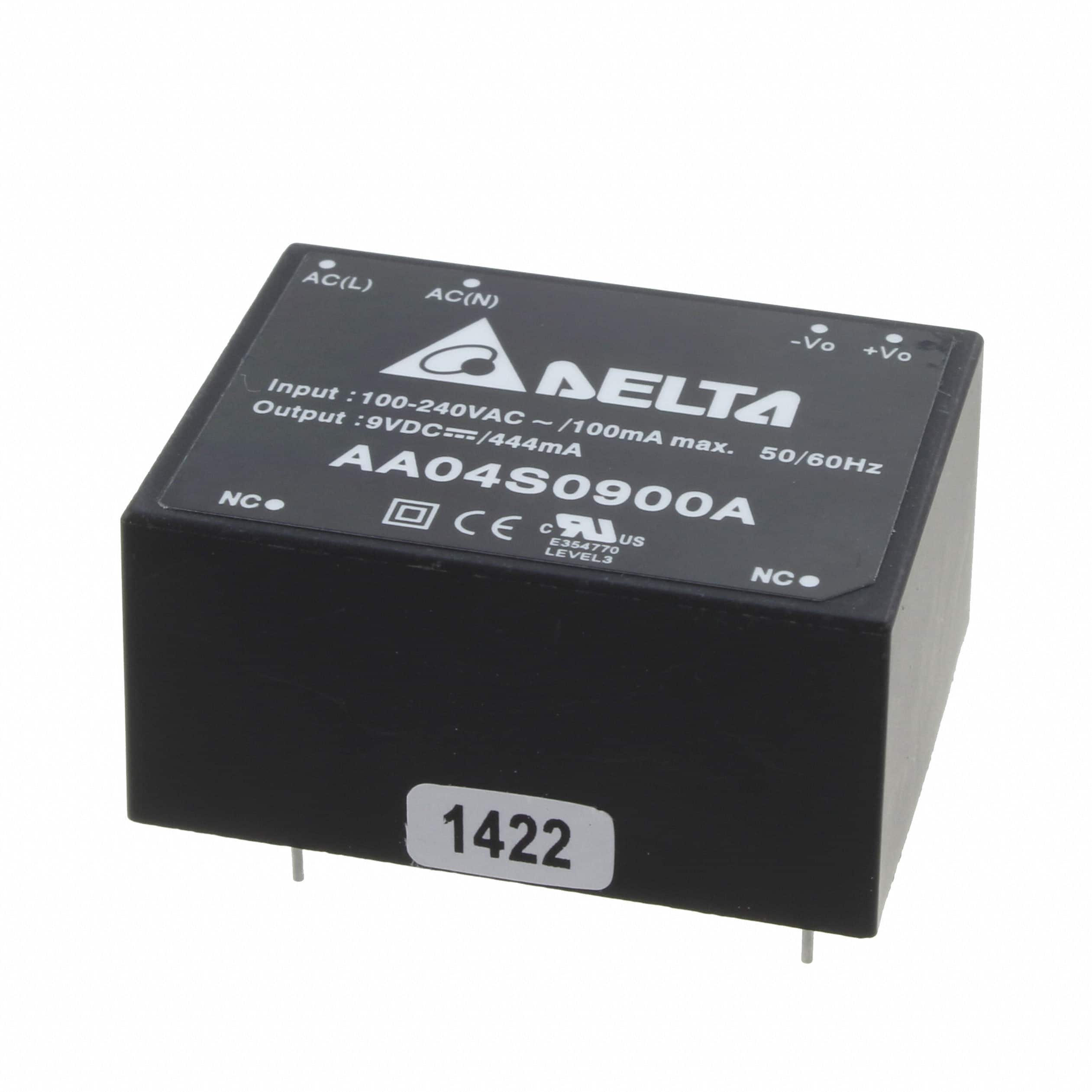 AA04S2400A Delta Electronics                                                                    AC/DC CONVERTER 24V 4W