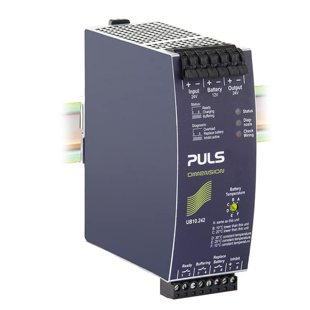 UB10.242 PULS, LP                                                                    DIN RAIL UPS CONTR 24V 17-130AH