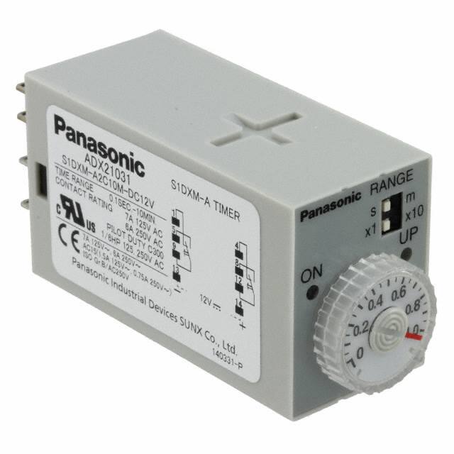 S1DXM-A2C10M-DC12V Panasonic Industrial Automation Sales                                                                    RELAY TIME DELAY 10MIN 7A 250V