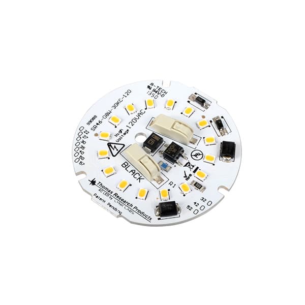 99088 Thomas Research Products                                                                    LED RND 6W 3000K 120VAC