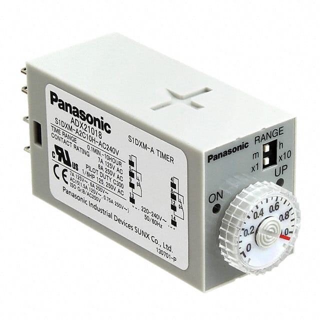 S1DXMA2C10HAC240V Panasonic Industrial Automation Sales                                                                    RELAY TIME DELAY 10HR 7A 250V