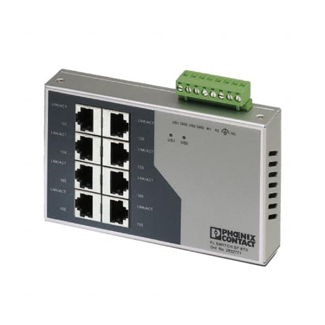 2832771 Phoenix Contact                                                                    ETHERNET SWITCH 8 PORT RJ45