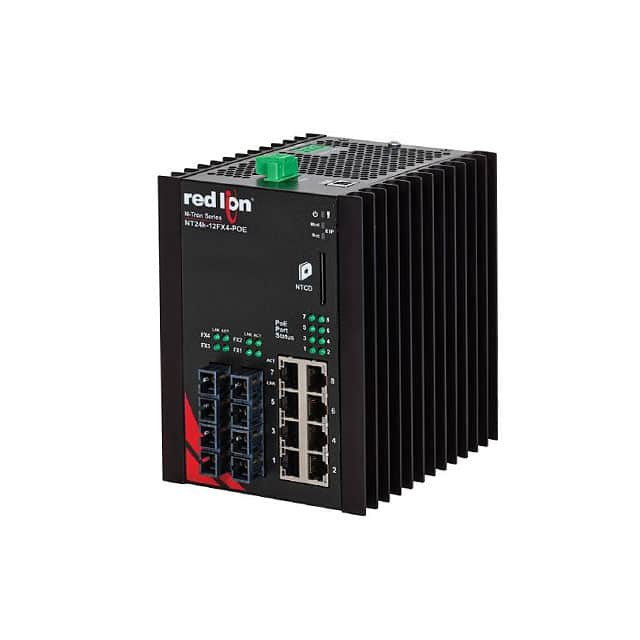 NT24K-12FX4-SC-POE Red Lion Controls                                                                    SWITCH ETHERNET 12PORT