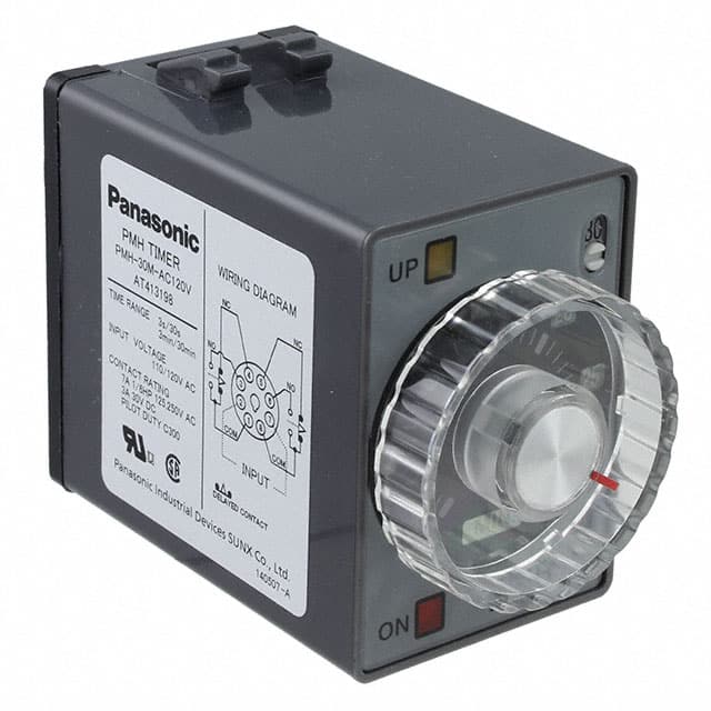 PMH-30M-AC120V Panasonic Industrial Automation Sales                                                                    RELAY TIME DELAY 30MIN 7A 250V